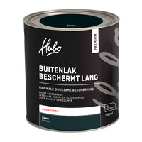 Hubo Premium buitenlak hoogglans RAL9005 zwart 750ml