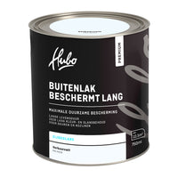Hubo Premium buitenlak zijdeglans RAL9016 verkeers wit 750ml