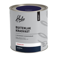 Hubo Select buitenlak hoogglans RAL5011 staalblauw 750ml