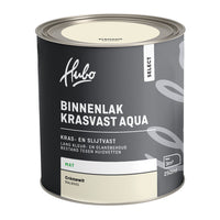Hubo Select binnenlak matglans RAL9001 creme wit 250ml