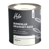 Hubo Select binnenlak matglans RAL9010 gebroken wit 250ml