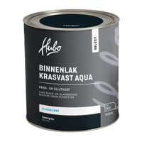 Hubo Select binnenlak zijdeglans RAL7021 zwartgrijs 750ml