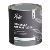 Hubo Select binnenlak zijdeglans grafietgrijs 750ml