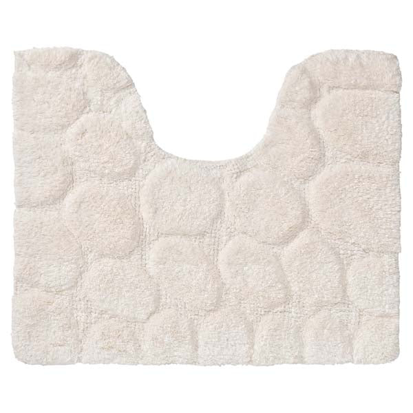 Sealskin toiletmat Pebbles ivoor 50x60cm