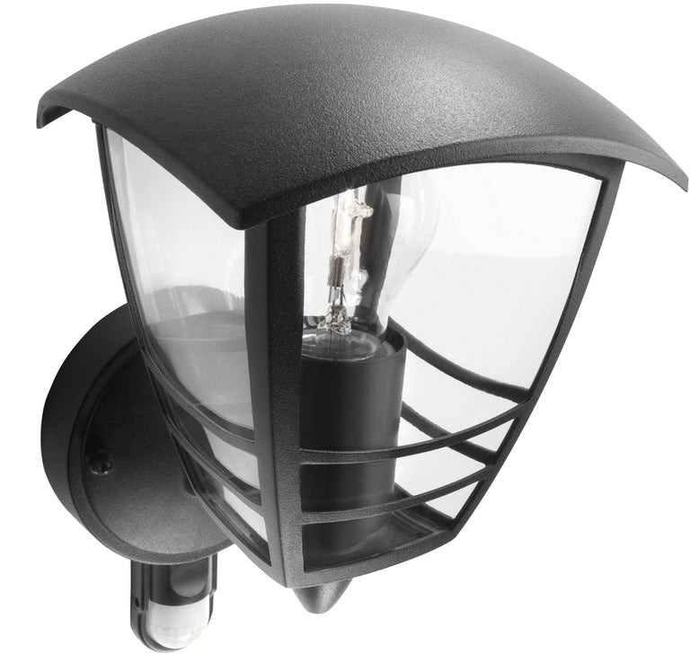 Philips myGarden LED buiten wandlamp Creek dimbaar met sensor zwart