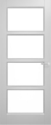 2Adore binnendeur Gerbera opdek rechtsdraaiend RAL9003 201,5x83cm