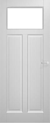 2Adore binnendeur Geranium opdek linksdraaiend RAL9003 211,5x93cm