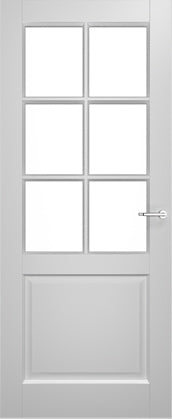 2Adore binnendeur Clover opdek rechtsdraaiend RAL9003 201,5x88cm