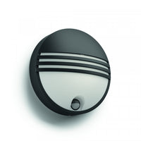 Philips myGarden LED buiten wandlamp Yarrow met sensor zwart