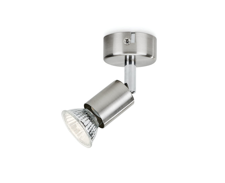 Philips Essentials LED  Limbali 1-lichts plafondlamp kantelbaar nikkel