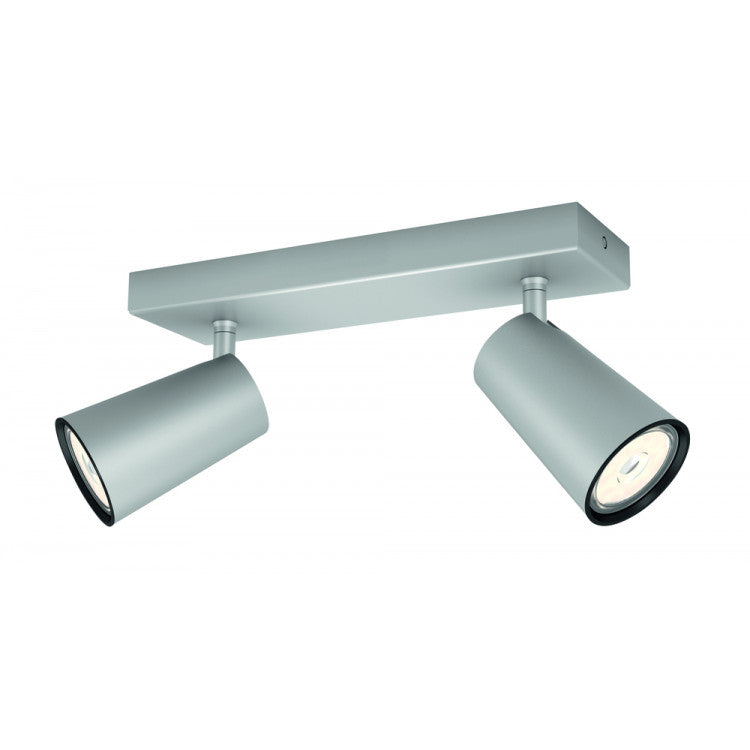 Philips myLiving LED  Paisley 2-lichts plafondlamp kantelbaar metaal
