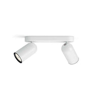 Philips myLiving LED  Pongee 2-lichts plafondlamp dimbaar wit