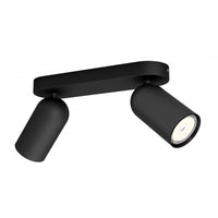 Philips myLiving LED  Pongee 2-lichts plafondlamp dimbaar zwart