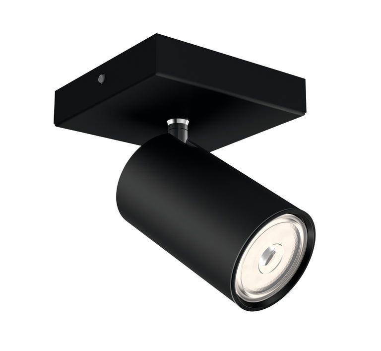 Philips myLiving LED  Kosipo 1-lichts plafondlamp dimbaar zwart
