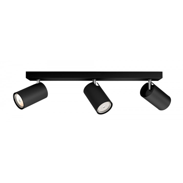 Philips myLiving LED  Kosipo 3-lichts plafondlamp dimbaar zwart