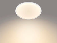 Philips Superslim LED plafondlamp ⌀25cm dimbaar wit kunststof