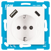 ION v1/j1 inb contactds 1v ra usb a/c aw