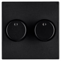 ION Industries inbouw duodimmer zwart