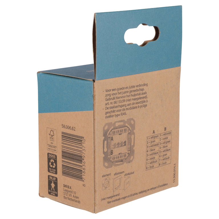 ION v1/j1 inb contactds tv/cat6 recht aw