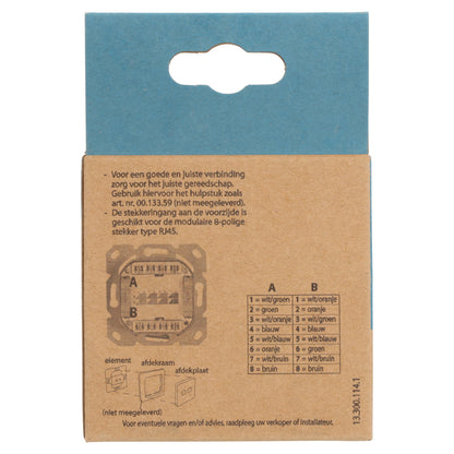 ION v1/j1 inb contds utp 2x cat6 30gr aw