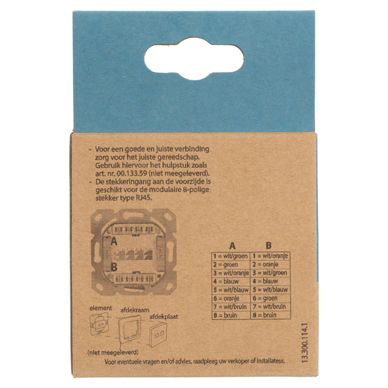 ION v1/j1 inb contds utp 2x cat6 30gr aw