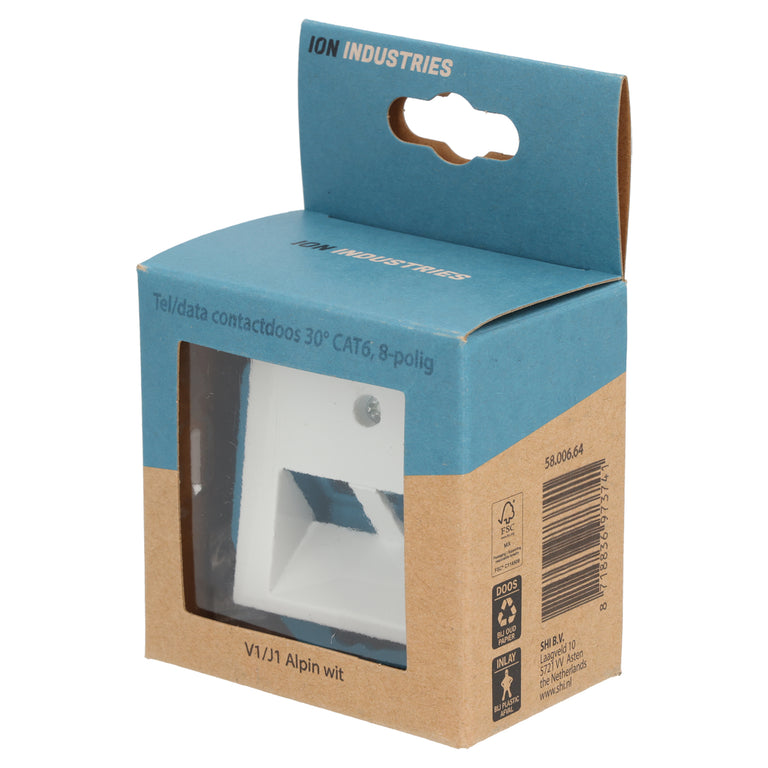 ION v1/j1 inb contds utp 2x cat6 30gr aw