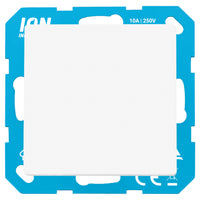 ION Industries inbouw schakelaar impuls alpinewit