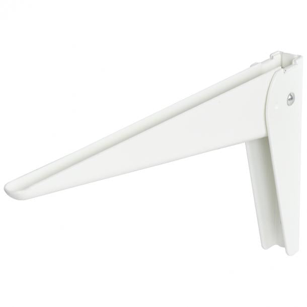 Duraline plankdrager enkel staal wit 30cm