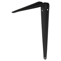 Duraline Model 6 plankendrager zwaar enkel metaal zwart 20x15cm