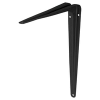 Duraline Model 6 plankendrager zwaar enkel metaal zwart 30x25cm