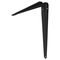 Duraline Model 6 plankendrager zwaar enkel metaal zwart 35x30cm