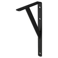 Duraline plankendrager extra zwaar enkel metaal zwart 15x25cm