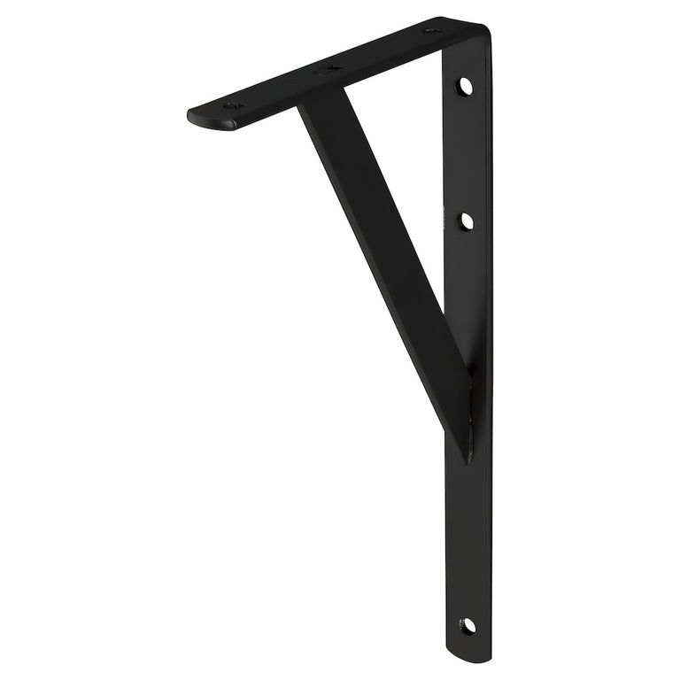 Duraline plankendrager extra zwaar enkel metaal zwart 15x25cm