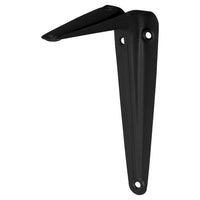 Duraline plankendrager zwaar enkel metaal zwart 10x7,5cm