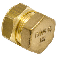 Sanivesk knelkoppeling eindstop metaal 15mm