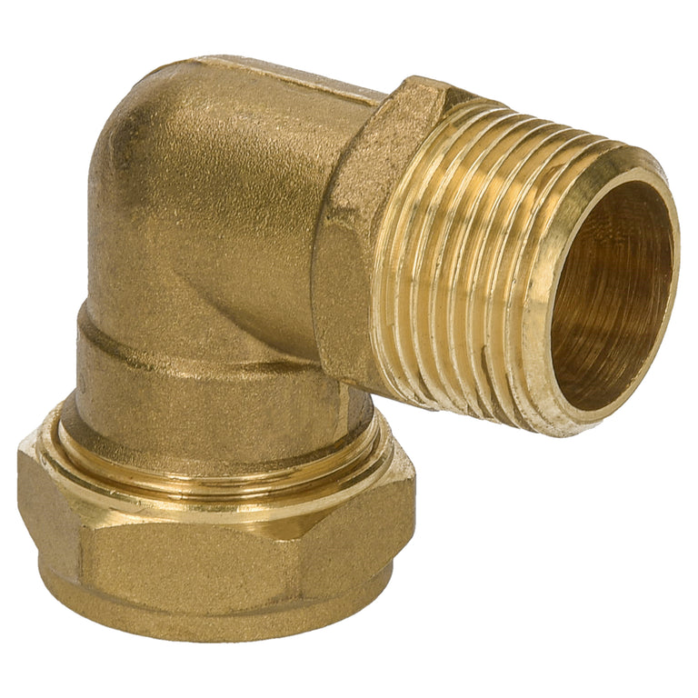 Sanivesk knelkoppeling knie overgang metaal 90° 15mmx1/2"M