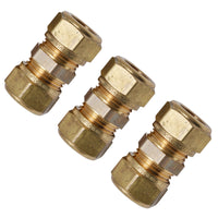 Sanivesk knelkoppeling recht metaal 15mmx15mm