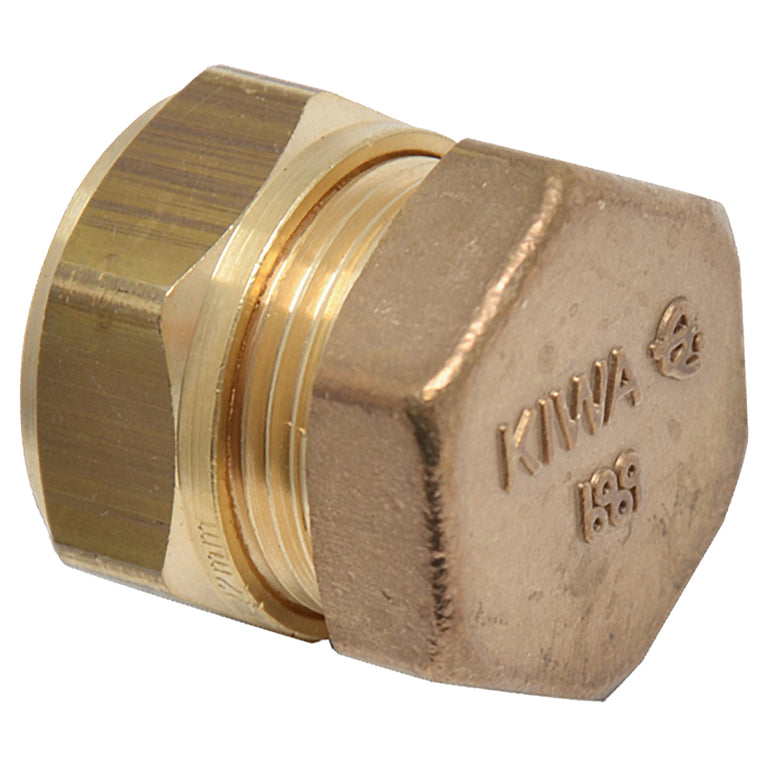 Sanivesk knelkoppeling eindstop metaal 12mm