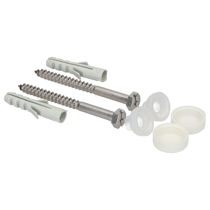 Sanivesk potschroeven toiletpot RVS