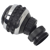 Sanivesk straalregelaar met zwenk M22F zwart