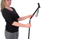 Vitility wandelstok opbouwbaar zwart