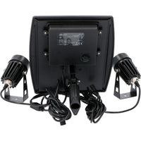 Led's Light solar buitenlamp LED lamp met grondspies zwart