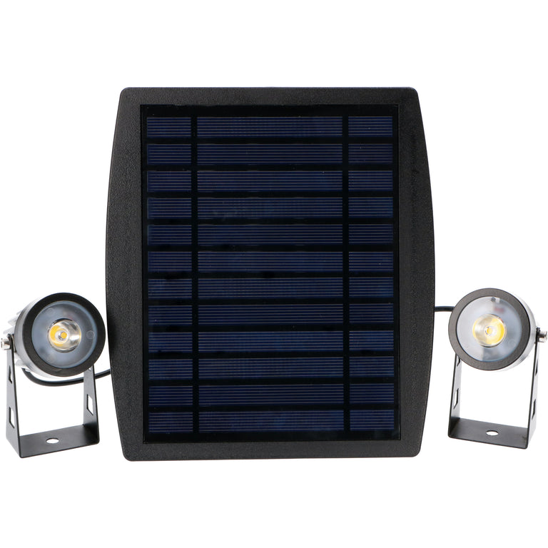 Led's Light solar buitenlamp LED lamp met grondspies zwart