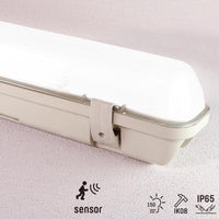 Led's Light LED TL armatuur met sensor 7,5W 60cm 1100lm IP65 wit