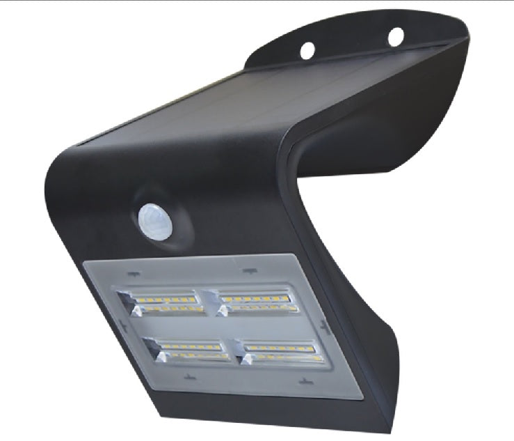 Led's Light solar buitenlamp LED schijnwerper sensor zwart