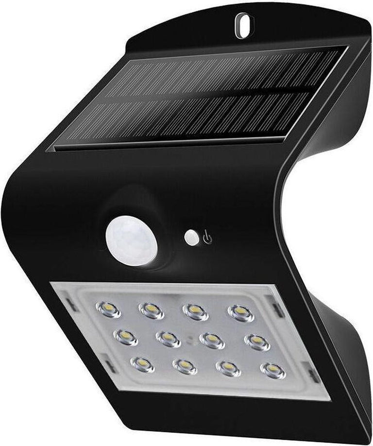Led's Light solar buitenlamp LED schijnwerper sensor zwart