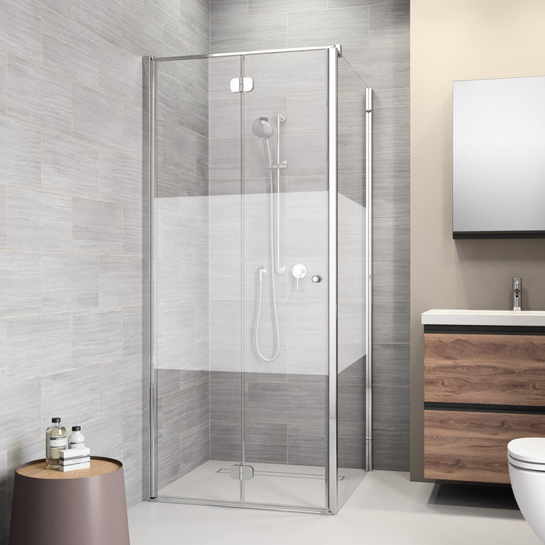 Sealskin Code vouw/pendel deur (links) voor combinatie met een zijwand