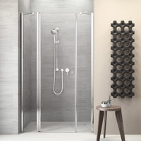 Sealskin Code Inline draaideur (links) met twee vaste delen