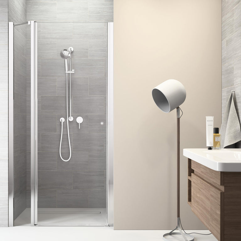 Sealskin Code Draaideur met vast deel (links) voor plaatsing in een nis.