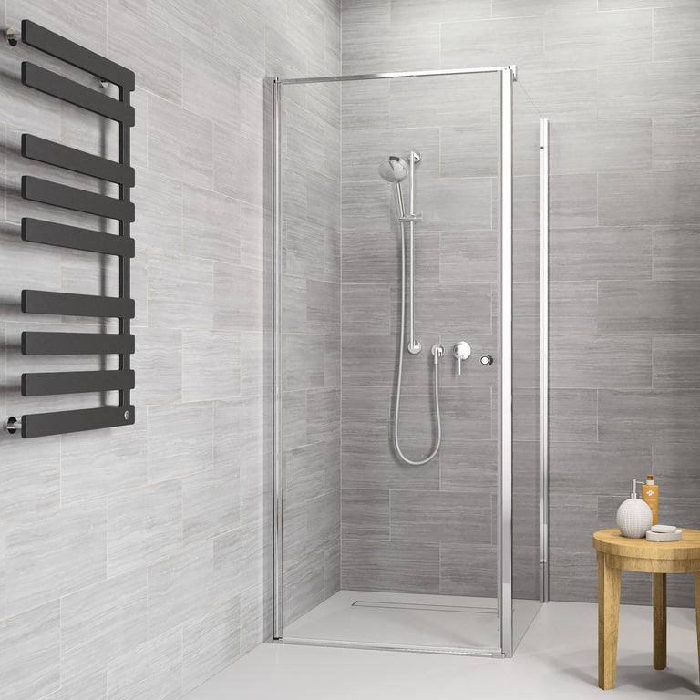 Sealskin Code douchecabinepaneel anti-kalk zilver 87,7x197cm